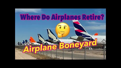 Where Airplanes Go To Die - Goodyear Arizona Boneyard (GYR/KGYR)