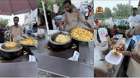 Unique Cutting Skills Of Potato And Making Fries | French Fries Recipe #fries #food