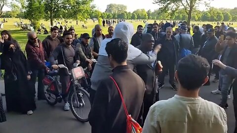 Christian man Victor slapped around the face 3 times' #speakerscorner