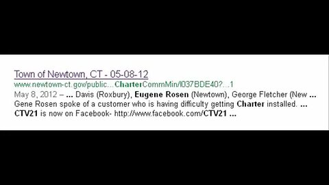 Theatrical Actor [AKA] Gene Rosen- Is CEO For CTV21, Cable Advisory Council Newton - 2012