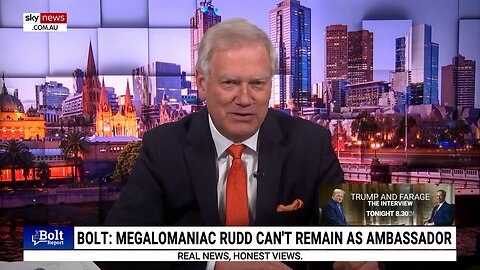 Bolt blasts choice of Kevin Rudd as Ambassador to the US following Trump’s comments