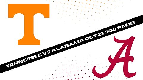 Alabama Crimson Tide vs Tennessee Volunteers Prediction and Picks - College Football Picks Week 8
