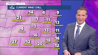 Dangerously cold territory: Wind chill as low as -25 Friday morning