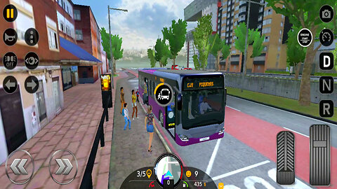 Bus Simulator 2023 - New Generation City Bus - Pick & Drop Passenger In City