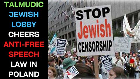 Talmudic Jewish Lobby In Poland Cheers For Anti-Free Speech Law