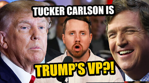 Tucker Carlson RESPONDS to Becoming Trump's VP in 2024 | Elijah Schaffer