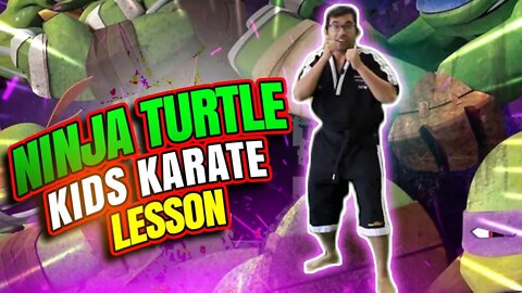 Ninja Turtle Karate Lesson for Kids At Home | Dojo Go (Week 18)