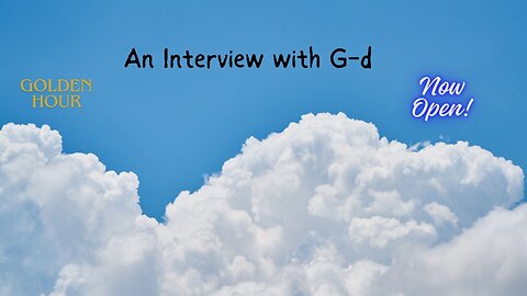 An Interview with G-d