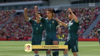 Fifa21 FUT Squad Battles - Nicolò Zaniolo strike goes in off the woodwork