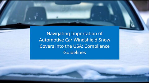 Importing Automotive Car Windshield Snow Covers