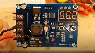 XH-M603 Charge controller 11.5V-24V. Tutorial