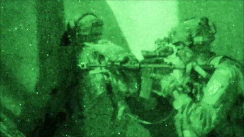 10th Mountain Division Soldiers Conduct Nighttime Room Clearing