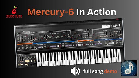 Cherry Audio Mercury 6 In Action (Full Song)