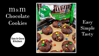 M&M Chocolate Cookies Recipe