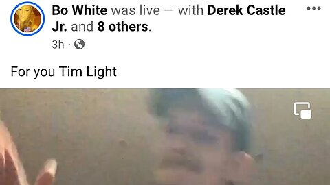 Derek Derkie Castle Facebook Live x2. Bos Facebook 10/19/23 For Tim Light. #derkieverse #sbaw