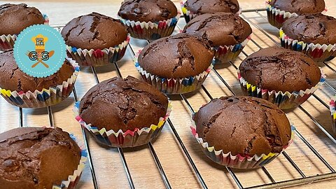 Chocolate Chip Muffins Recipe / Αφράτα Muffins Σοκολάτας