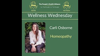 PHA Australia & NZ - Wellness Wednesday with Carli Osborne