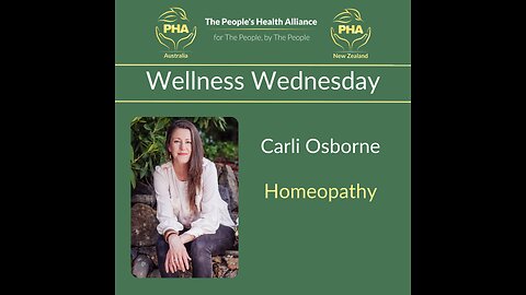 PHA Australia & NZ - Wellness Wednesday with Carli Osborne