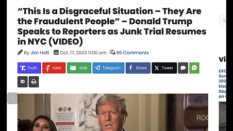 They Are the Fraudulent People” – Donald Trump Speaks to Reporters as Junk Trial Resumes