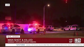 Man shot, killed in Glendale
