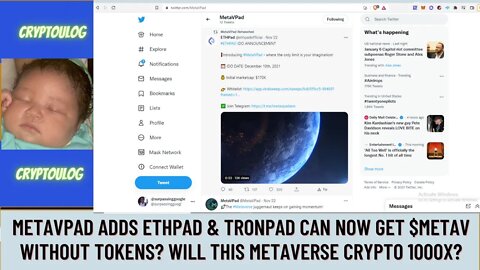 Metavpad Adds Ethpad & Tronpad Can Now Get $METAV Without Tokens? Will This Metaverse Crypto 1000x?