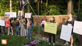 NOW: “Pissed the f*ck off” activists arriving outside Justice Thomas’s house…