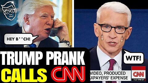 LEGEND: Trump Tried To PRANK CALL CNN As President From The White House | 'You Are FAKE NEWS' 🤣🎤