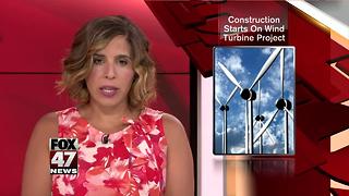 Construction starts on Consumers Energy wind turbine project