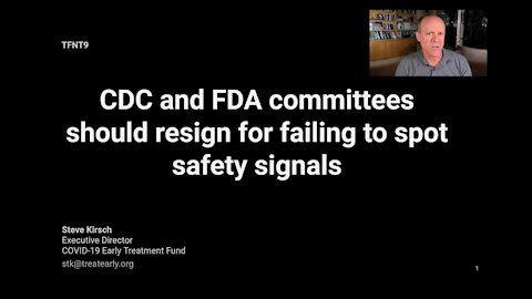 TFNT9: CDC and FDA vaccine committee members should resign for failing to spot safety signals