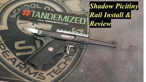 #1 RECOMMENDED OPTIC RAIL!! Shadow Picitiny Rail Review for Ruger Mark IV Standard Pistol