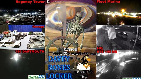 Moby City Madness: New Bedford Live cameras & scanner feat/ Pirate Davey Bones Black Firiday