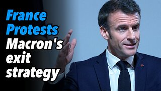 France Protests. Macron's exit strategy