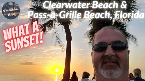 Clearwater Beach and Pass a Grille Beach Florida - AMAZING SUNSET!!!