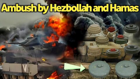 Israeli Tanks Caught in Hezbollah Hamas Mine Trap on Gaza Border - Iranian YM-II Mines Deployed