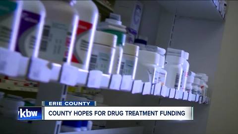 Erie County interested in NYS funding for opioid center--6pm
