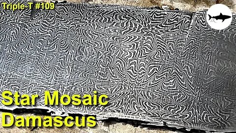 Triple-T #108 - Damascus Patterns - Star mosaic