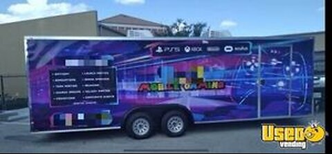 Turn Key 2022 - Quality Cargo 8.5' x 24' Mobile Video Game Trailer for Sale in California