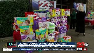 23ABC Diaper Drive accepting donations through Dec. 8