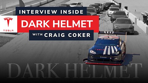 Interview with Craig Coker INSIDE the fastest Model S Plaid - Dark Helmet on the track!