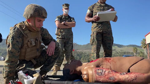 IMC Marines test life saving skills during Week 9