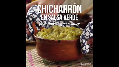 Chicharrón in Homemade Green Sauce