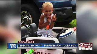 Special birthday surprise for Sapulpa boy