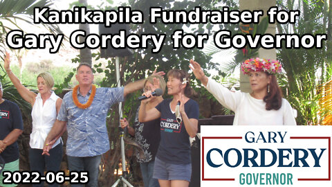 Kanikapila Fundraiser for Gary Cordery for Governor