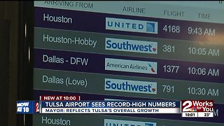 Tulsa Airport sees record-high numbers