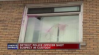 Suspect who shot police officer in custody