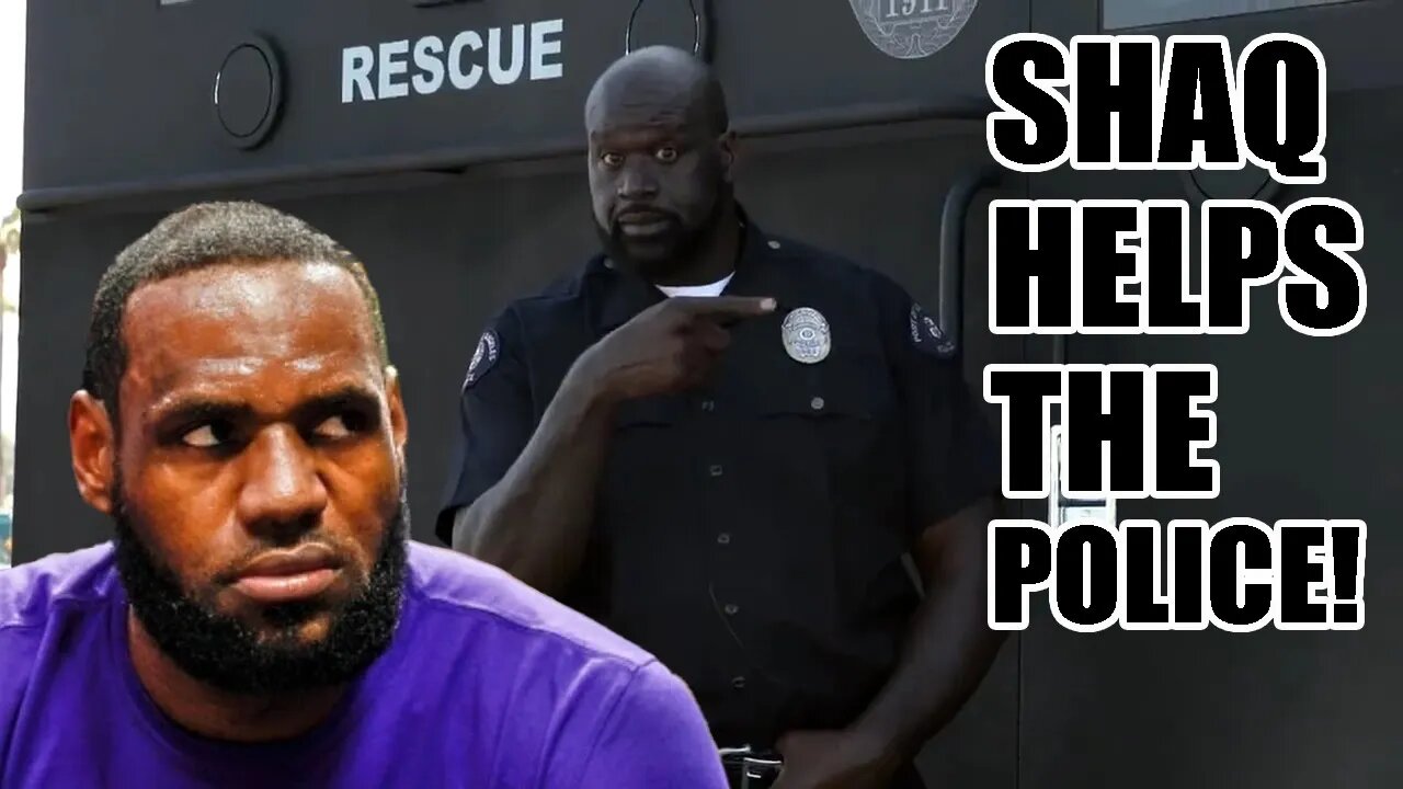 Nba Legend Shaquille Oneal Stars In Police Recruitment Video In Los Angeles Lebron Will Be Furious 