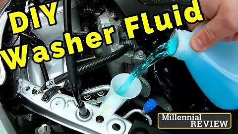 How to Re Fill Winshield Washer fluid on a 2016 Nissan Sentra