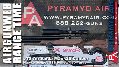 AIRGUN RANGE TIME - JTS Airacuda Max - Affordable Airgun Built for the Long Haul - 50 Yards w/ JSB