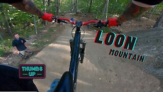 Loon Mountain Bike Park Derailleur too Cinder