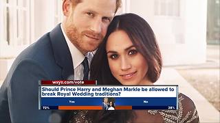 Royal wedding to break with traditions